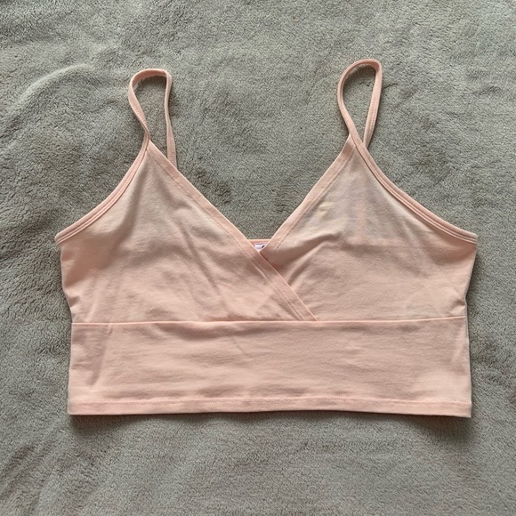 garage wrap crop cami in light pink - Picture 1 of 4